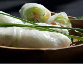Rolled vegetables - Rice Paper Wraps